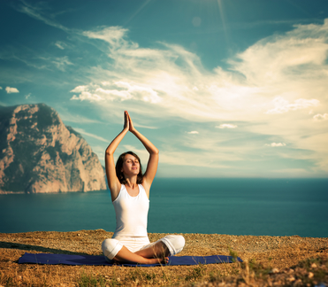 Meditating by the Sea